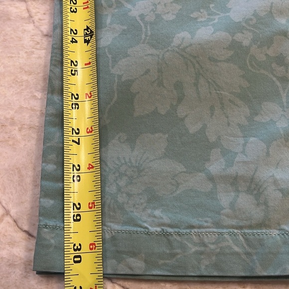 NEW Sundance | Bastille Easy Floral Pants | Green | Paper Bag Waist | Size 4 - Picture 12 of 13